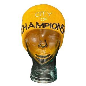Pittsburgh Steelers Hat Beanie Men’s One Size Gold City of Champions S&JJ Winter